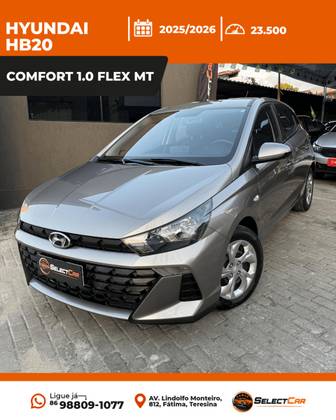 HYUNDAI HB20 1.0 12V FLEX COMFORT MANUAL HYUNDAI HB20 1.0 12V FLEX COMFORT MANUAL